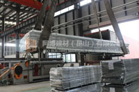 Expandable sheet metal diamond mesh